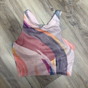 Athleta Multicolor Conscious Crop in Vibrance Orchid Pink S
